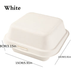 10pcs Disposable Cake Box Paper Pulp Hand Painted Biodegradable