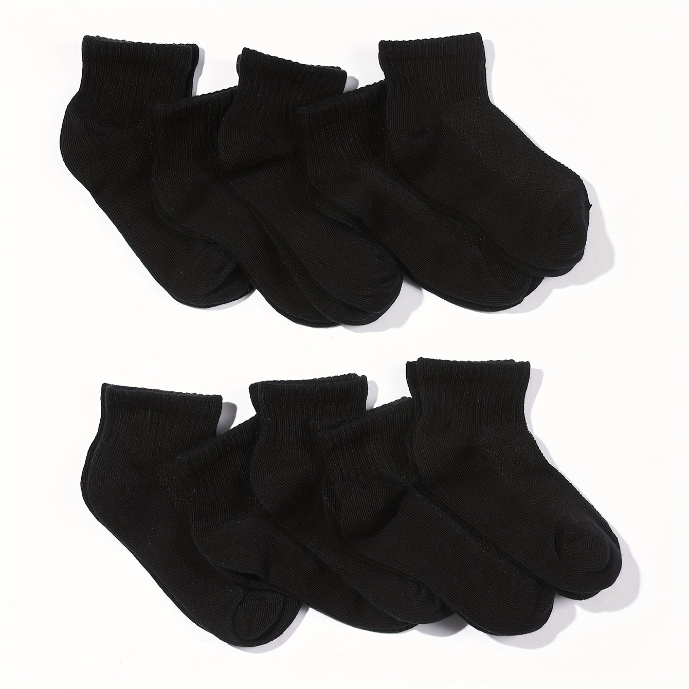 10 Pairs Kids Breathable Short Ankle Socks