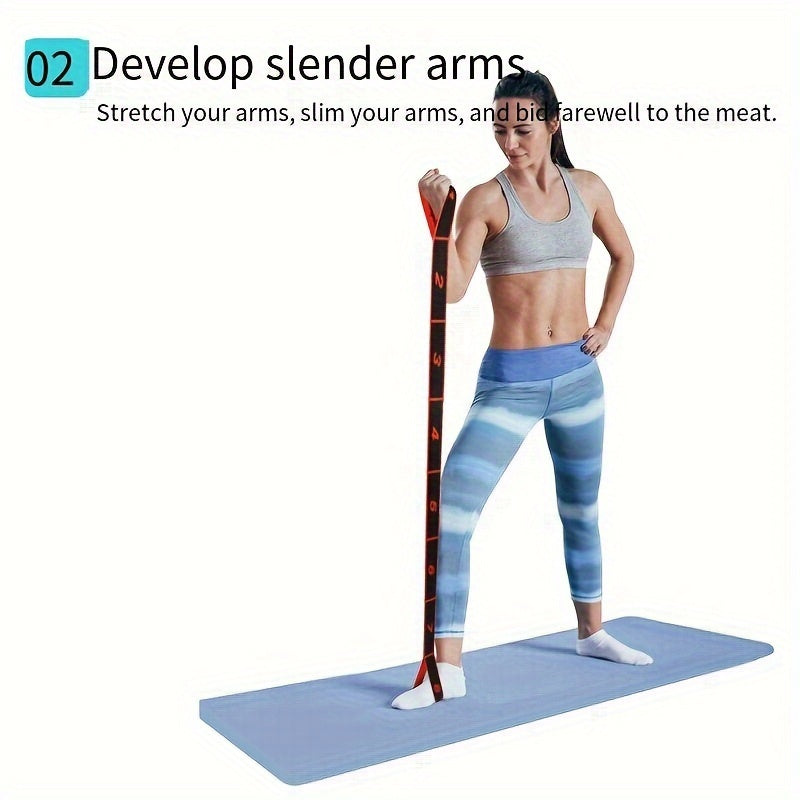 Yoga Digital Segmented Stretching Band Latin Dance Elastic Band