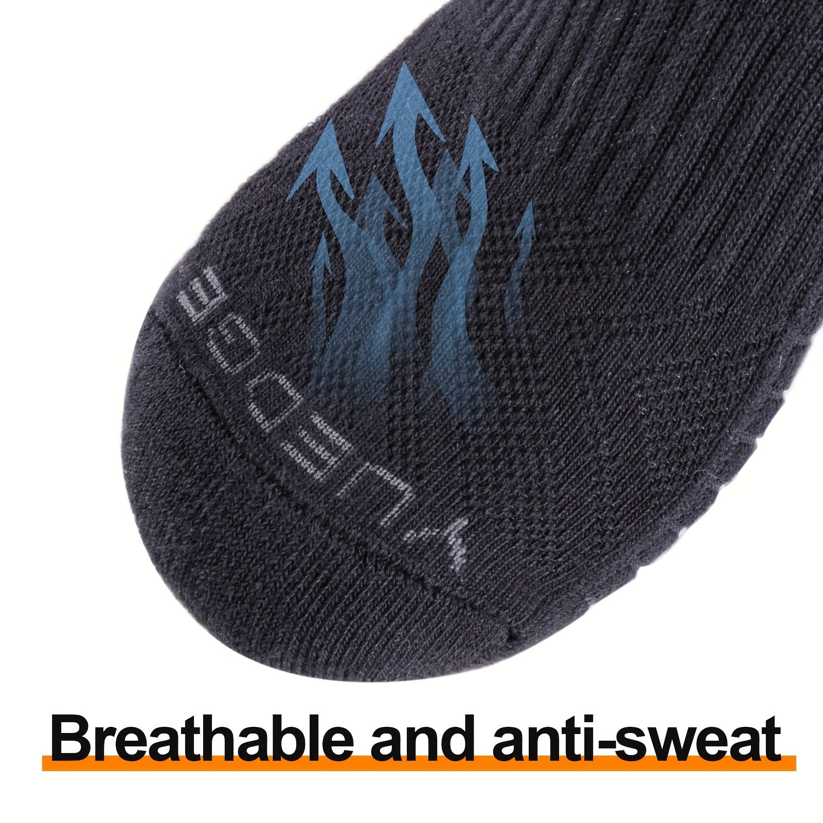 6 Pairs Men's Mid Tube Outdoor Sports Socks