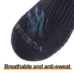 6 Pairs Men's Mid Tube Outdoor Sports Socks