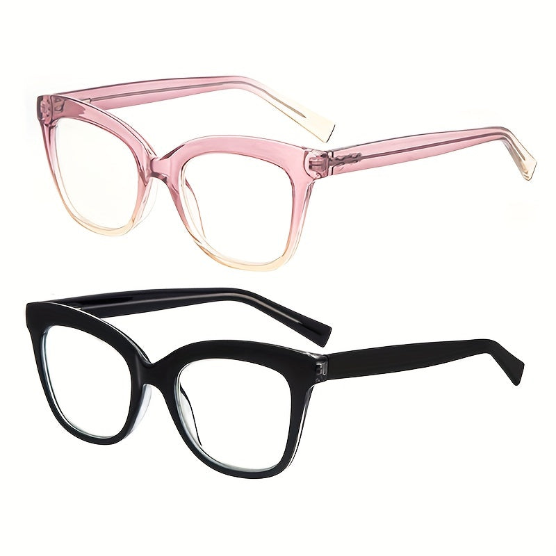 Anti Light Men's Glasses For Reading Office with Eyewear Cloth