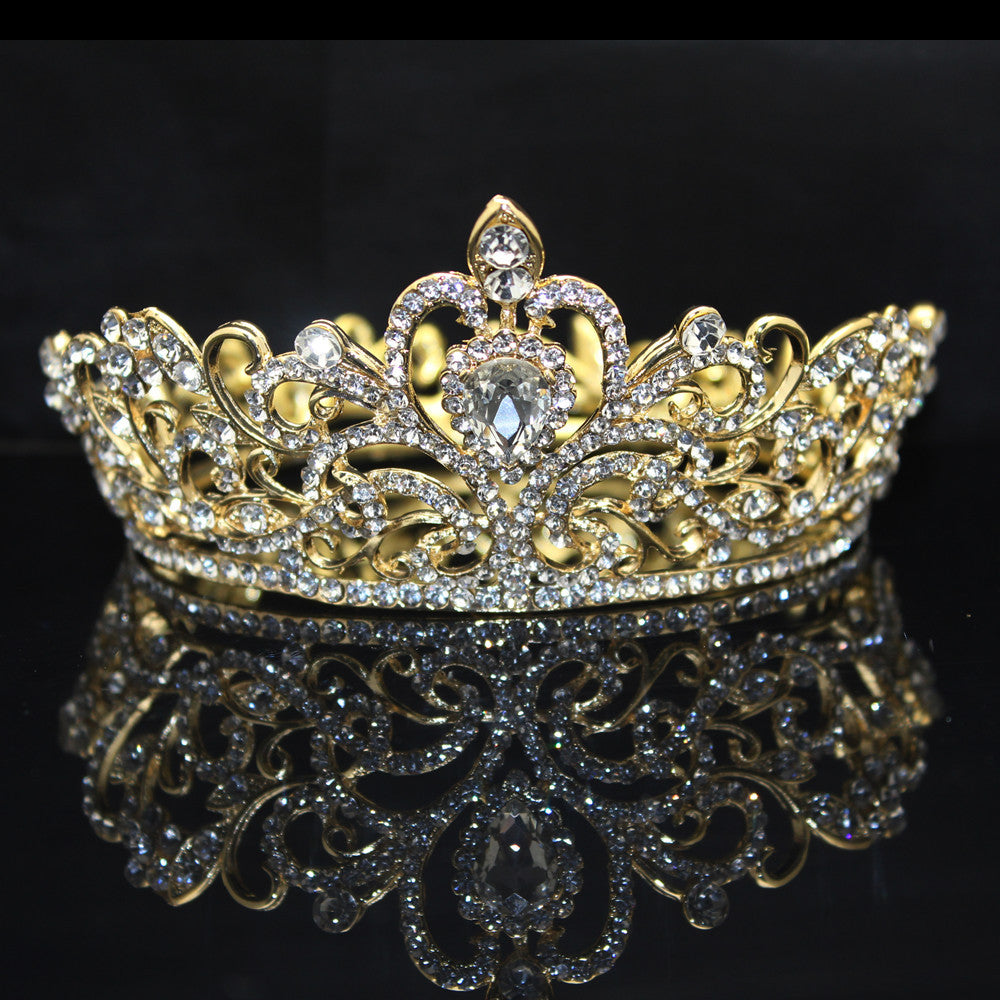 Crystal Rhinestone Wedding Tiaras Bridal Hair Accessories Crown