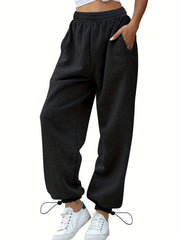Women's Elastic Waist Athletic Joggers