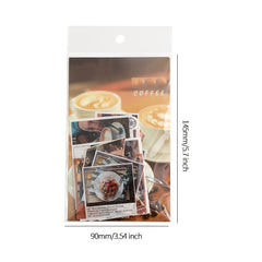 40pcs Travel Washi Sticker Pack Scrapbooking Accessories