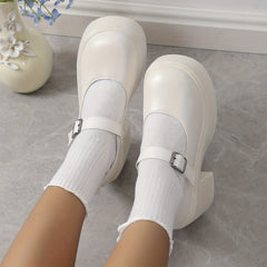 Women's Mary Janes Round Toe Platform Shoes