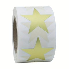 500 Star Shaped Labels for Weddings & Packaging