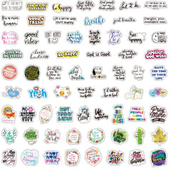 200pcs Inspirational Words Stickers Motivational Quote Vinyl