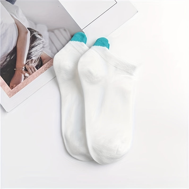 6 Pairs Heart Pattern Socks Low Cut Ankle Socks Women's Stockings