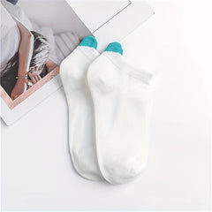 6 Pairs Heart Pattern Socks Low Cut Ankle Socks Women's Stockings