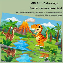 Dinosaur Puzzle for Kids - Educational Brain Teaser Game