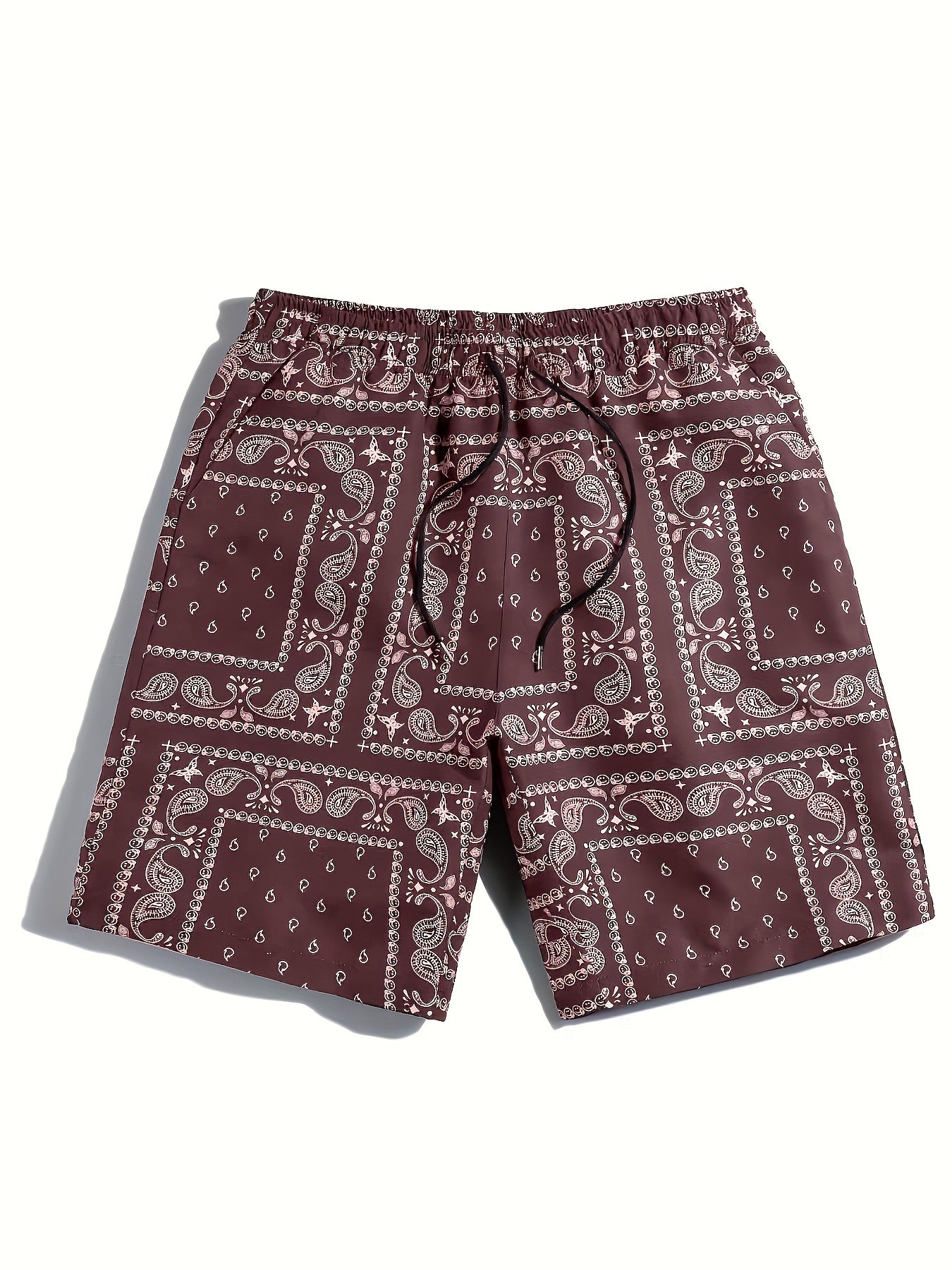 Paisley Men's Quick Dry Hawaiian Board Shorts With Pockets