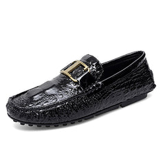 Metal Buckled Loafers Anti slip Casual Shoes