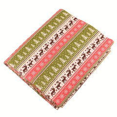 Christmas Series Cotton Linen Fabric DIY Quilting Sewing Material 50cmx152cm