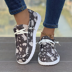 Women's Cow Pattern Outdoor Skate Shoes