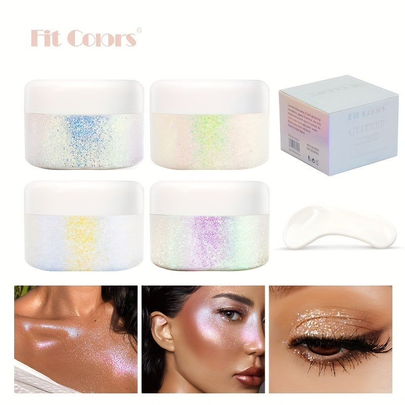 Starry Sky Gel Sequin Chameleon Highlighter Eyeshadow