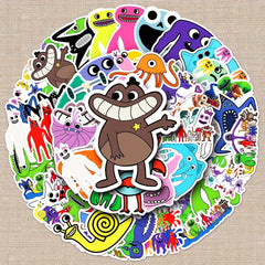 50 Pieces Garten Of Banban Cartoon Graffiti Stickers DIY Decoration Waterproof