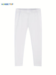 2pcs Girls Comfortable Leggings Elastic Waist Pants