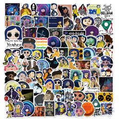 Cartoon Film Ghost Series Graffiti Notebook Skateboard Decor Sticker