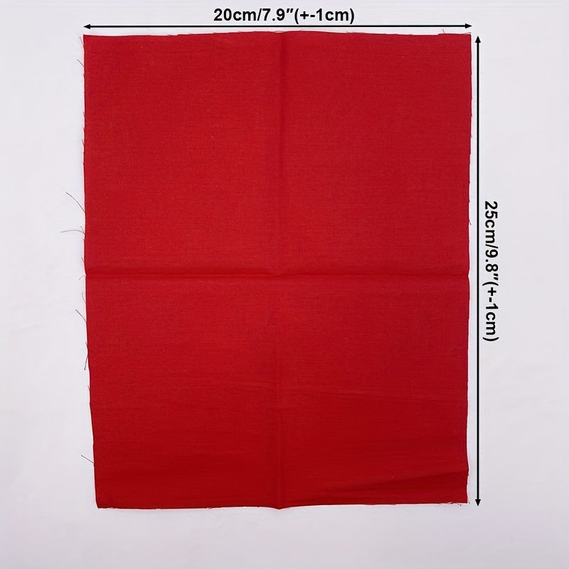 8pcs Cotton Fabric Patchwork DIY Doll Sewing Material Cloth