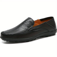 Men's Lightweight Leather Loafer Shoes for Spring & Summer
