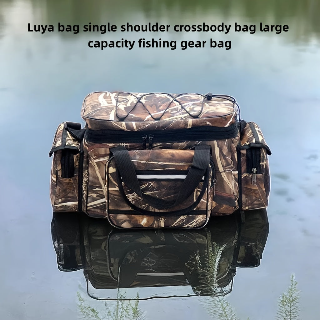 Large Capacity Fishing Tackle Bag Multifunctional Storage Bag