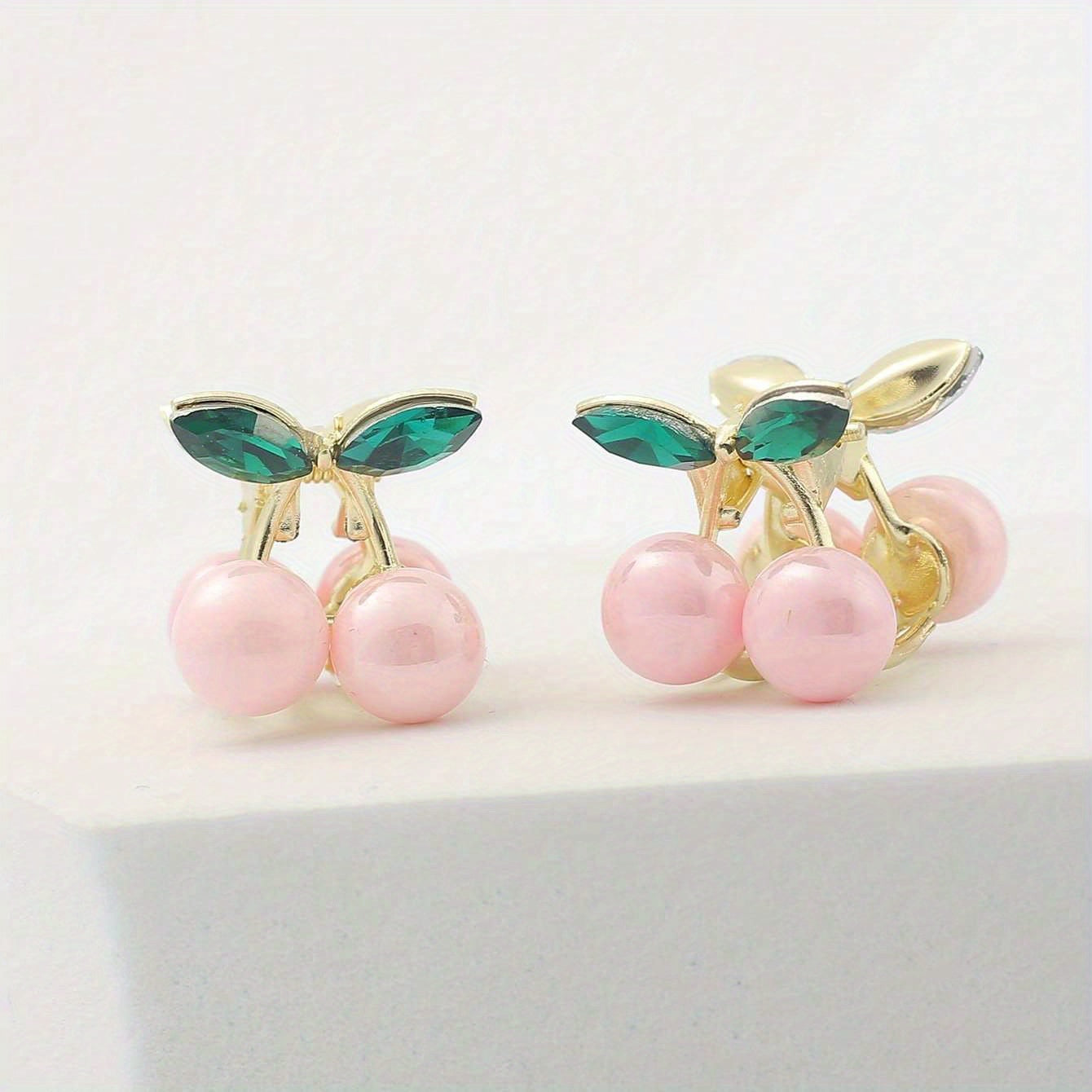 2pcs Sweet Cherry Hair Clips for Girls