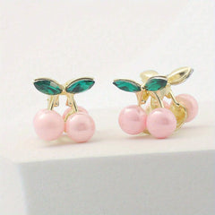 2pcs Sweet Cherry Hair Clips for Girls