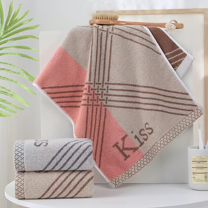 Soft Cotton Hand Towel Couple Style Bathroom Towel 13 X 28
