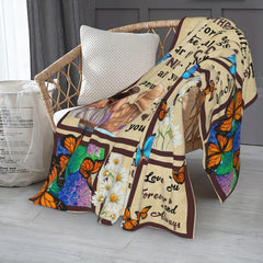 Sister Printed Blanket - Home & Outdoor Use - Sister's Gift