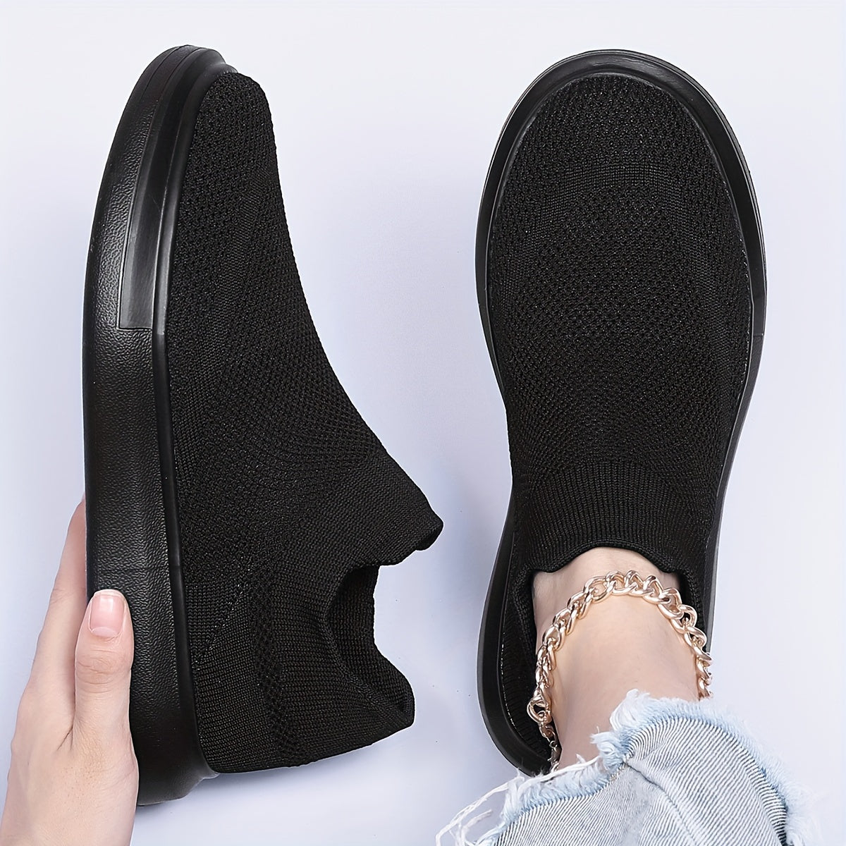 Women's Solid Skate Shoes Lightweight Breathable Low Top Sport Shoes