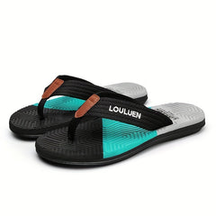 Men's Arch Support Flip Flops Lightweight Beach Sandals