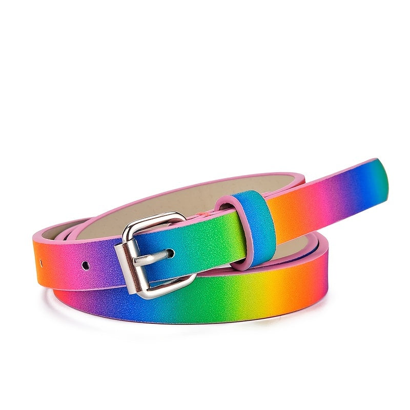 Sequins Belt With Buckle Adjustable For Jeans And Pants