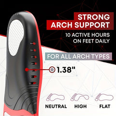 Orthopedic Insole PU Gel Shock Absorption Deodorization Breathable Sole Pad