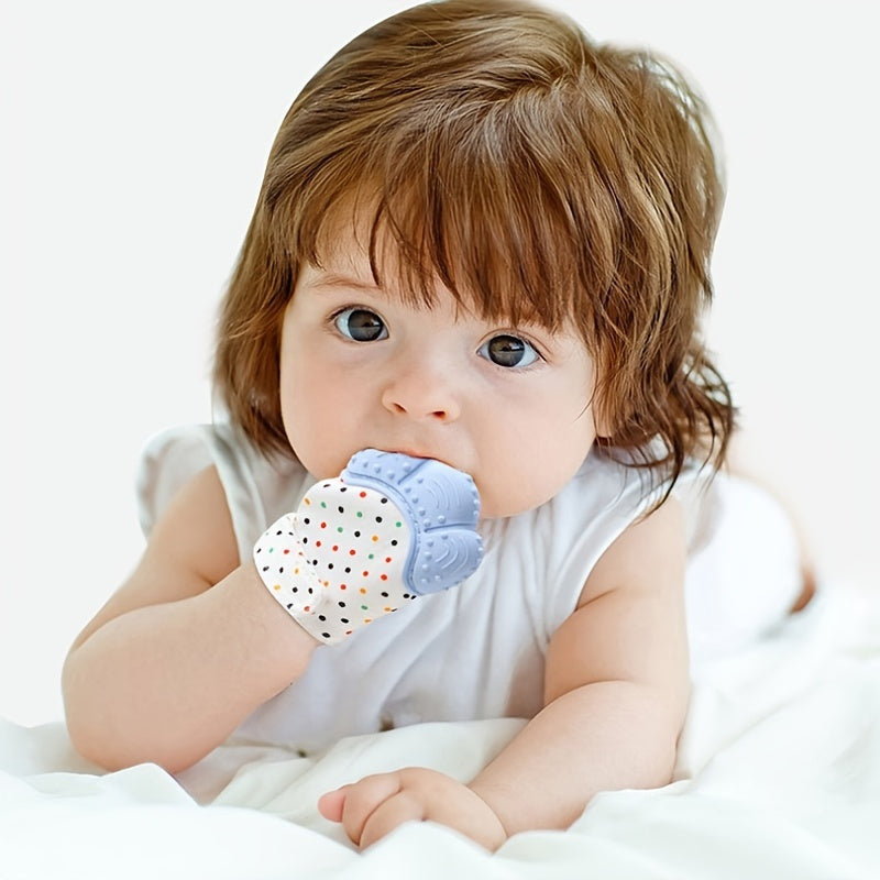 Anti-bite Gloves Silicone Molars for Baby Teething Relief