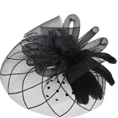 Mesh Flower Tea Party Fascinator Hat for Women