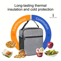 Portable Oxford Insulated Lunch Bag For Office School Picnic