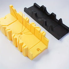 Wood Cutting Miter Saw Box 22.5 45 90 Degree Yellow