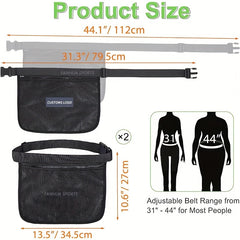 Ball Storage Bag Tennis Pickleball Portable Waist Bag