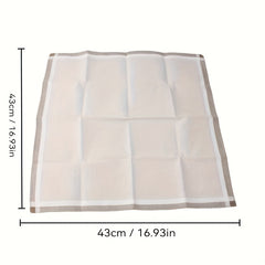 3pcs Men's Handkerchiefs in Beige & Gray
