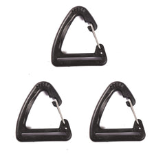 3pcs Webbing Belt Hanging Buckle Triangle Hook For Outdoor Camping Hiking