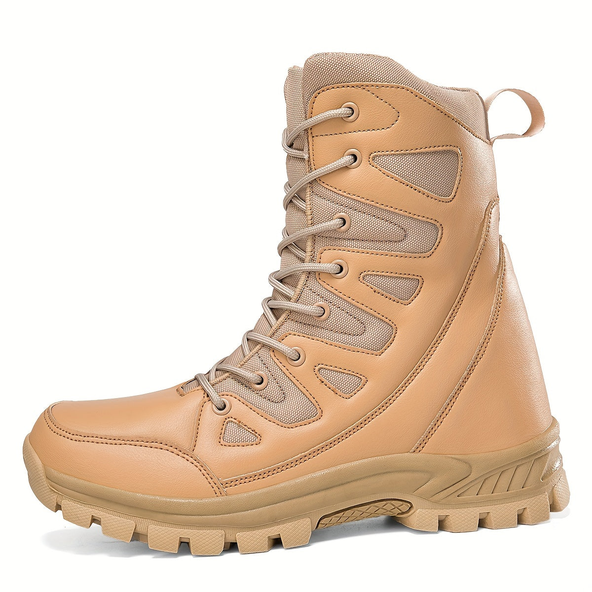 Men's Lace-up Service Boots Combat Casual Walking Shoes