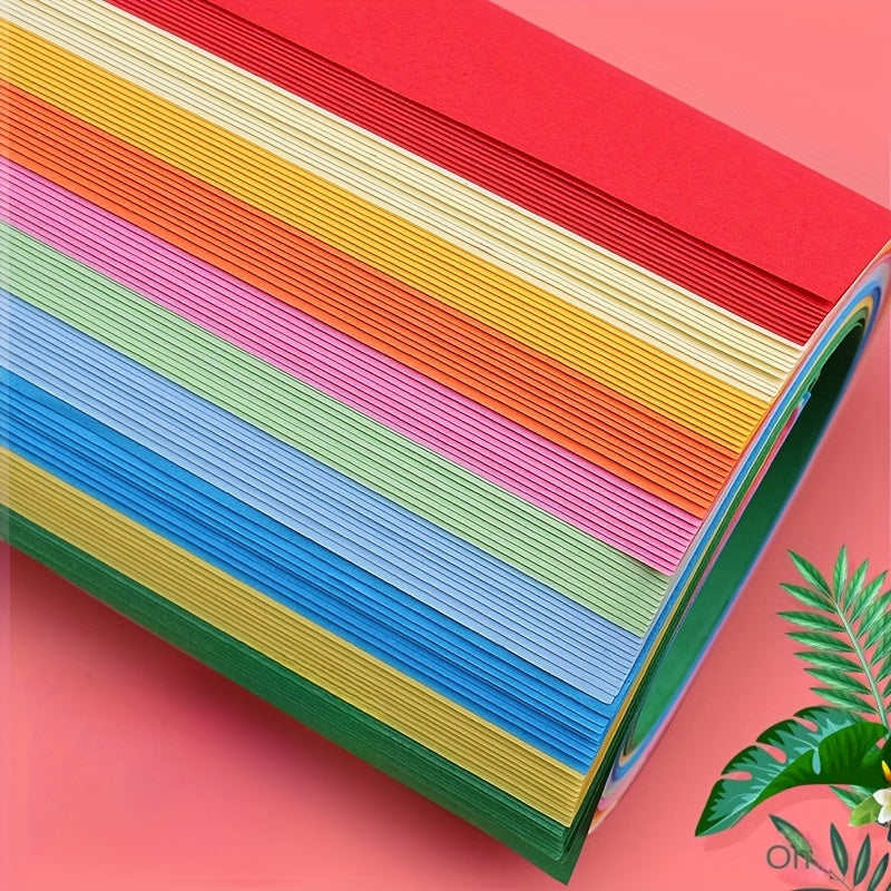 100 Sheets 10 Colors A4 Origami Paper Set