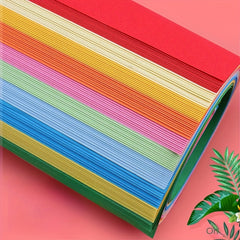 100 Sheets 10 Colors A4 Origami Paper Set