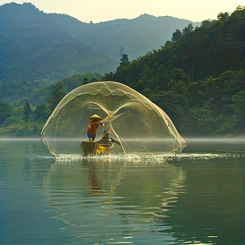 10m 32 8ft Round Fishing Net for Saltwater Freshwater