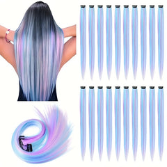 2pcs Girls Gradient Wig Women s Hanging Ear Mixed Wig...