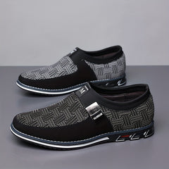 Men's Patterned Loafer Shoes Comfy Slip On Shoes