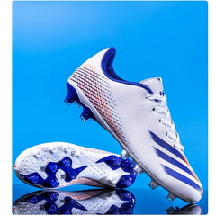 Boys' Spiked Football Cleats Non Slip Lace Up Outdoor Soccer Shoes
