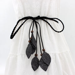 Boho Style Braided Rope Waist Belt