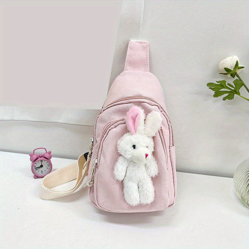Kids Rabbit Messenger Bag Travel Coin Purse